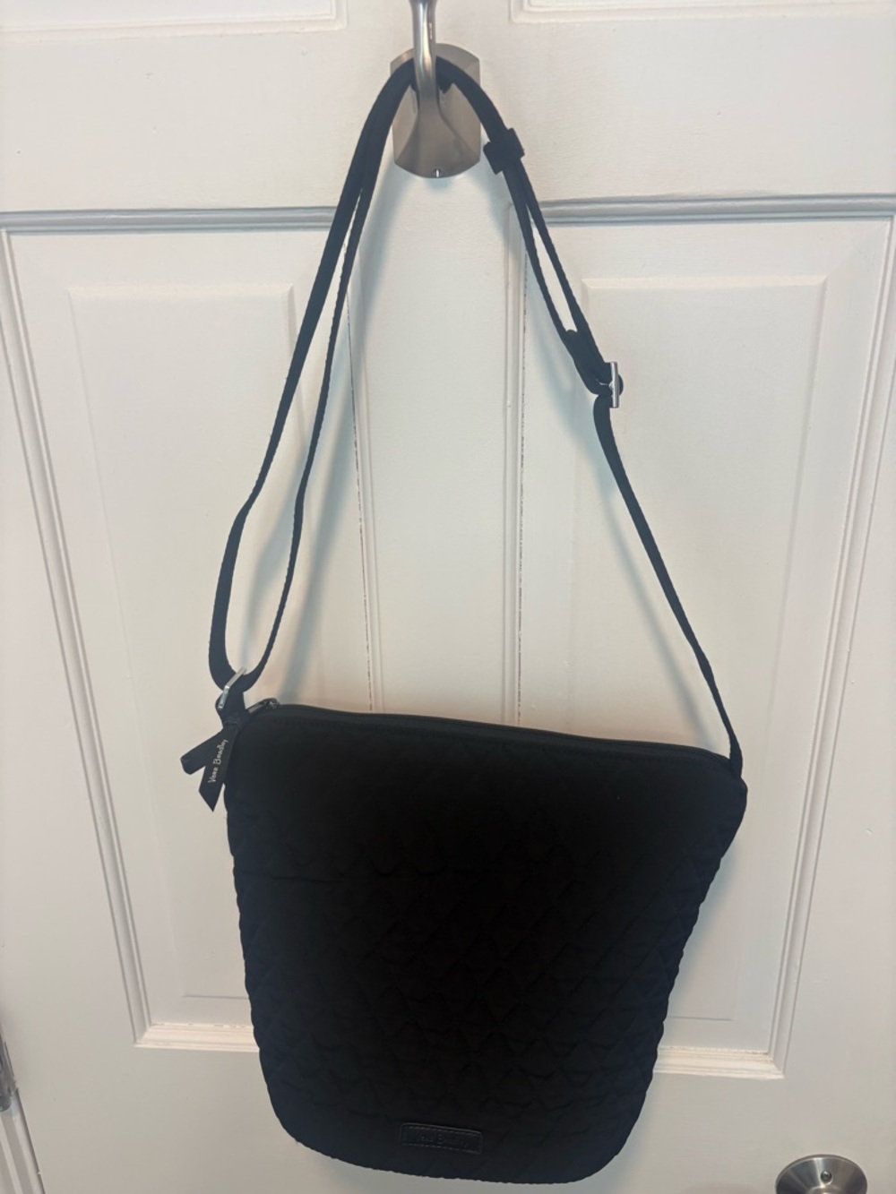 VERA BRADLEY Black Quilted Crossbody Bag